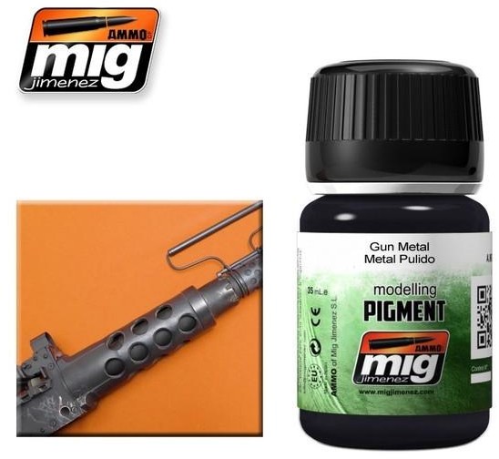 mig Pigment Ammo Mig - Gun Metal mig 3009
