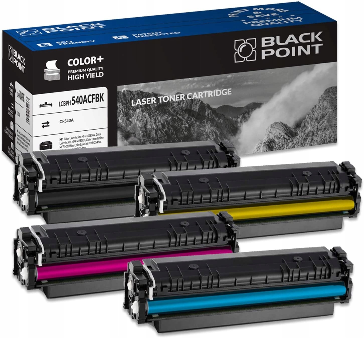 4X Toner do Hp 203A CF540A M280nw M254nw M281fdw
