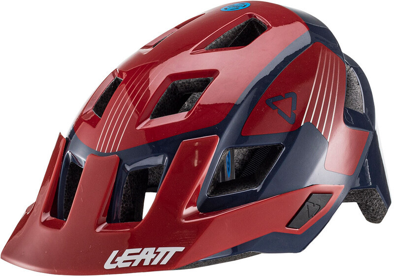 Leatt Leatt MTB All Mountain 1.0 Helmet Youth, czerwony 50-54cm 2022 Kaski dla dzieci LE-HLT-2260/2325/XS