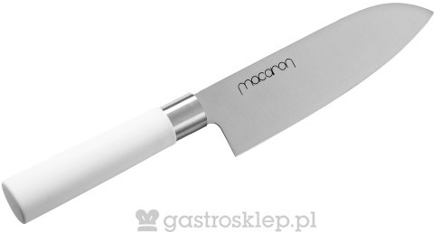 Satake Satake Macaron White Nóż Santoku 17 cm