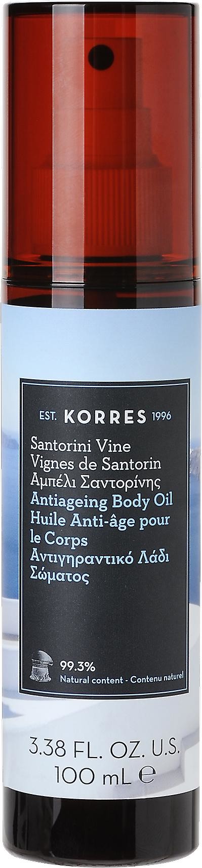 Korres Santorini Vine Dry Body Oil Suchy olejek do ciała o zapachu kwiatu winorośli 100ml