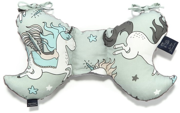 La Millou Poduszka antywstrząsowa Angel's Wings Unikorn Rainbow Knight Grey