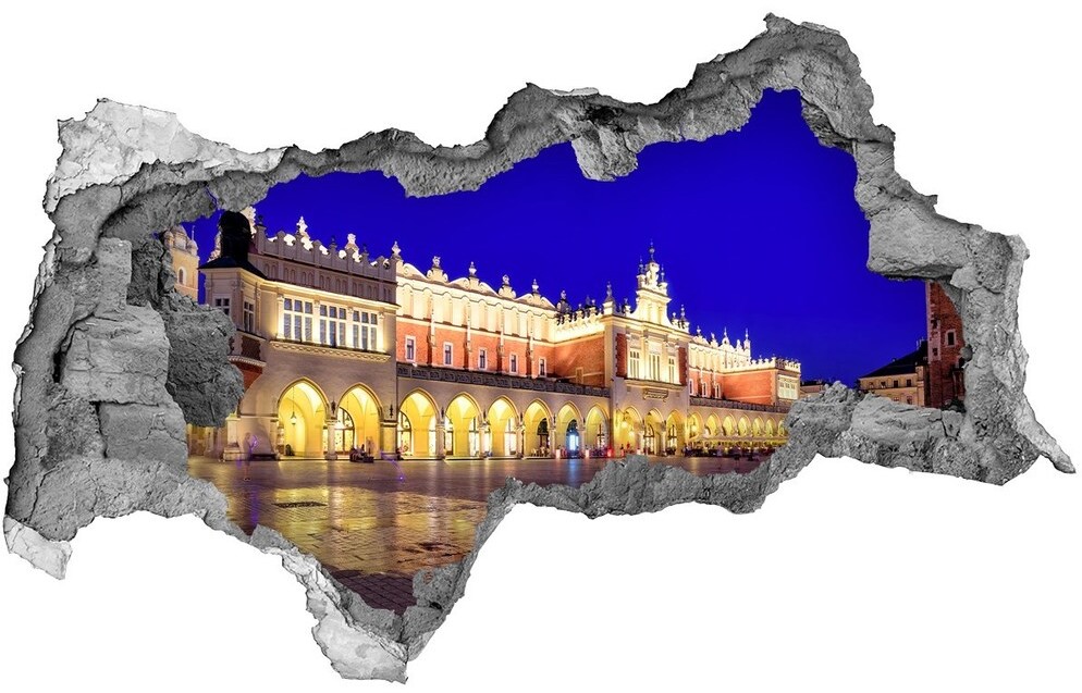 Wallmuralia.pl Fototapeta dziura na ścianę 3d Kraków Polska