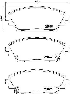 HELLA PAGID - Pagid GmbH) PAGID - Pagid GmbH) 8DB 355 021-421 8DB 355 021-421