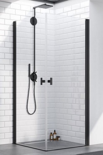 Radaway Nes 8 Black KDD I drzwi 90L x 90P 10071090-54-01L/10071090-54-01R