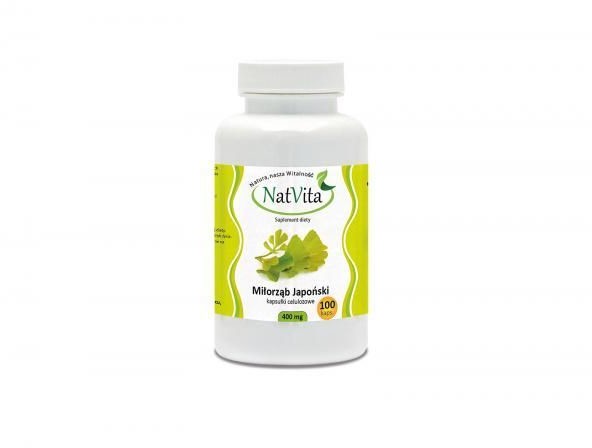BIO Miłorząb Japoński 400 mg 100 kapsułek Wysyłka kurierem tylko 10,99 zł