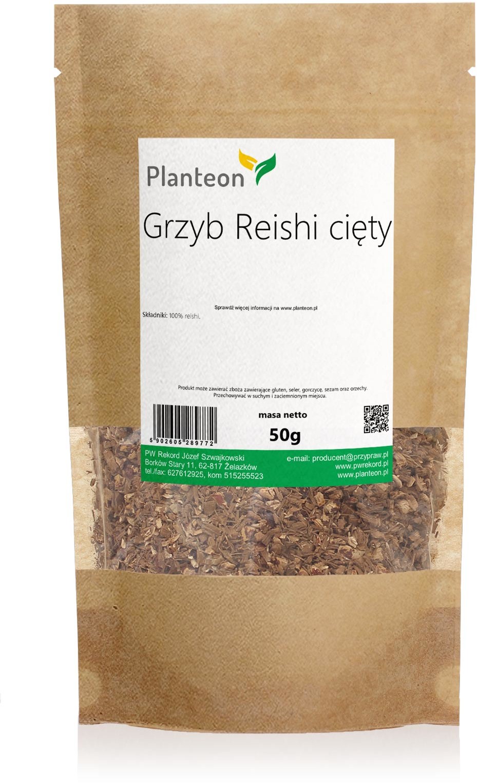Planteon Grzyb Reishi cięty 50g
