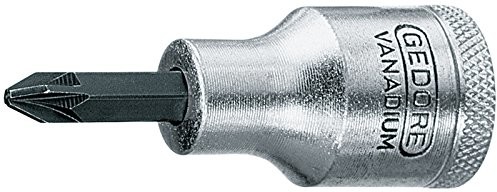 Gedore Śruba ' klucz nasadowy 1/2, rowek krzyżowy PZ 2  IKS 19 PZD 2 6156680