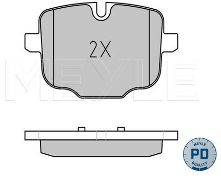 Wulf Gaertner Autoparts Zestaw klocków hamulcowych, hamulce tarczowe Wulf Gaertner Autoparts 025 247 0318/PD