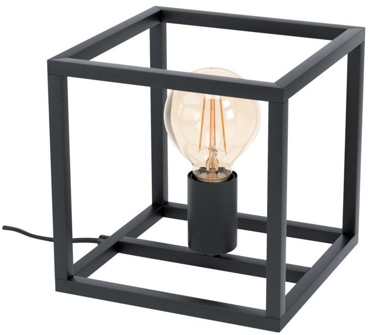INSPIRE Lampa stołowa Eldrick czarna E27 Inspire