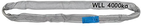 PETEX Petex 47204018 pas nośny okrągły WLL 4.000 kg, długość 1 m, obwód 2 m, grau 47204018