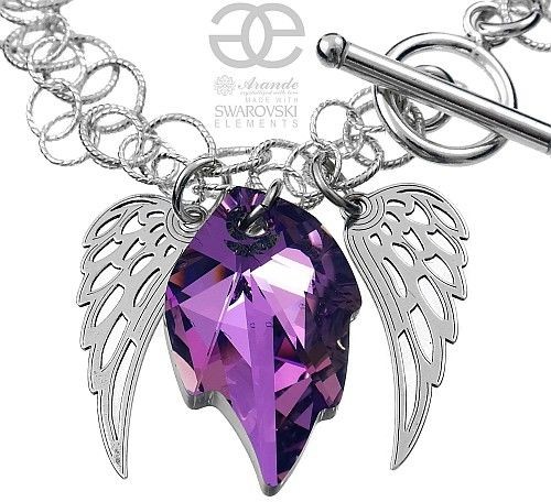 Swarovski Arande bransoletka VITRAIL ANGEL WING SREBRO 4817478813