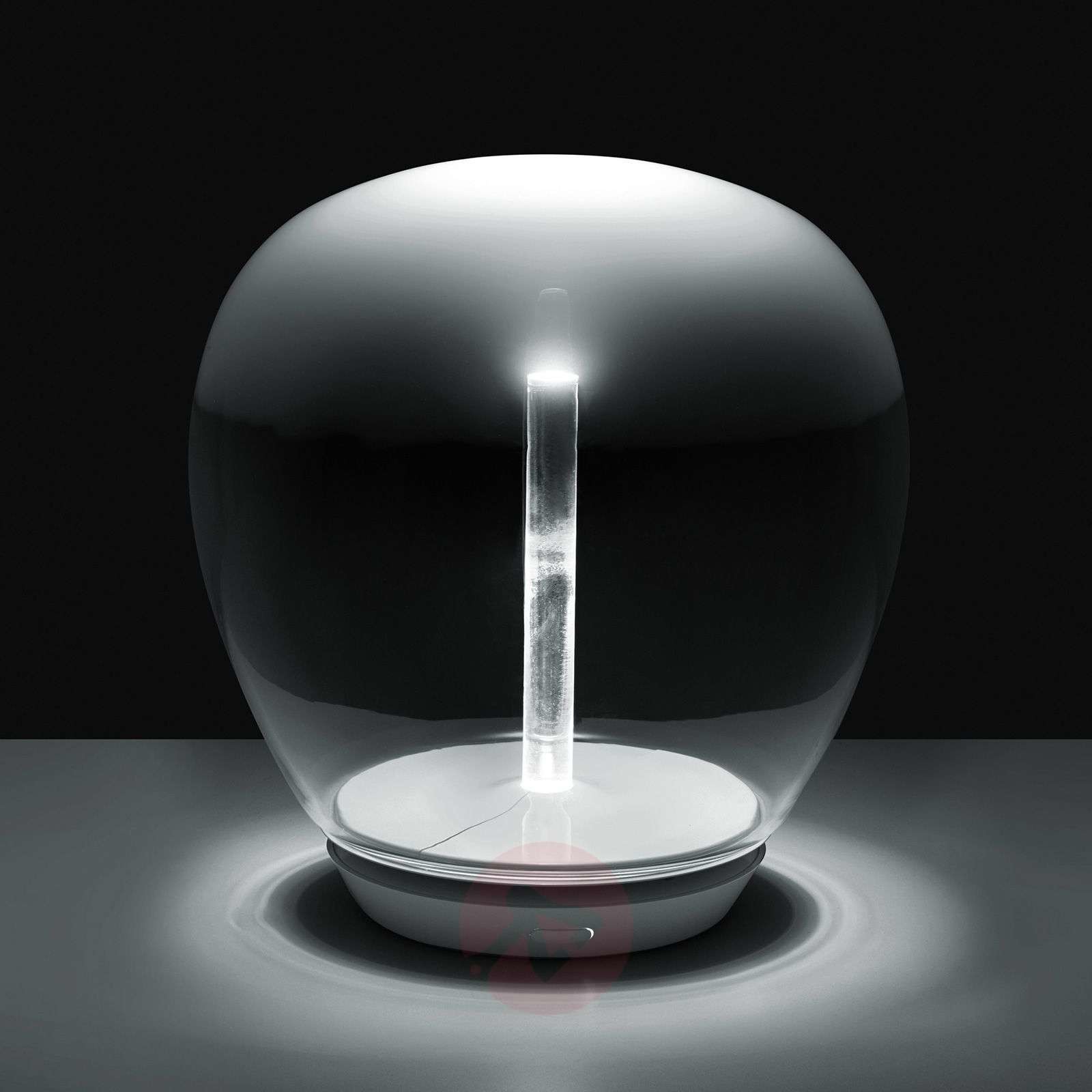 Artemide Empatia szklana lampa stołowa LED, 26cm