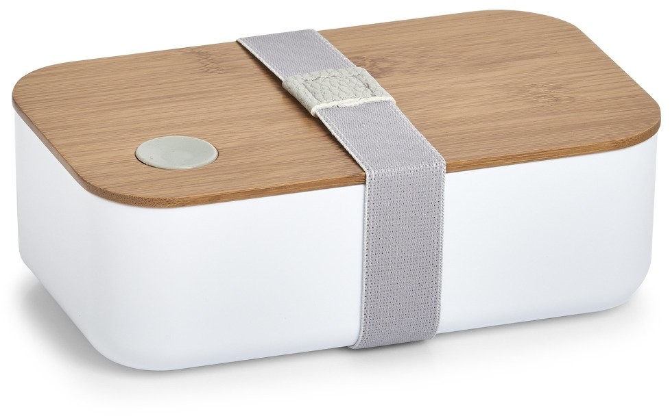ZELLER Lunchbox z przegródką 19 x 12 x 7 cm kolor biały ZELLER 14730