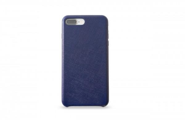 KMP Leather Case do iPhone 7 Plus/8 Plus skórzane niebieskie