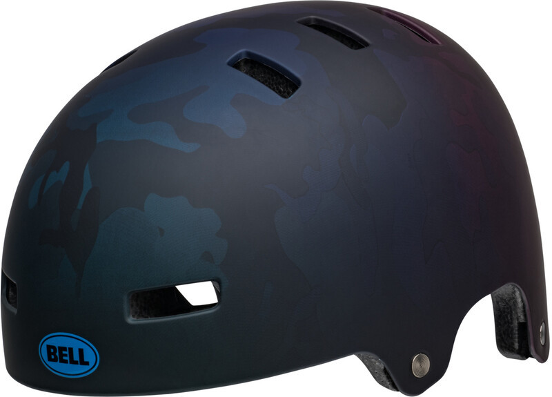 Bell Span Helmet Kids, czarny/niebieski 51-55cm Kaski dla dzieci 210165-056