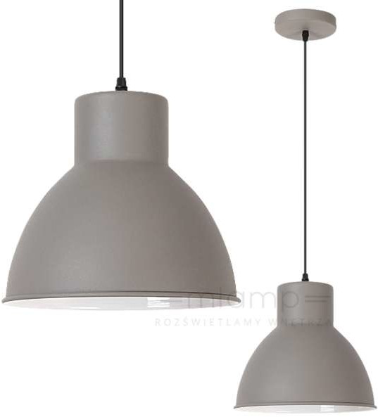 Rabalux LAMPA wisząca DEREK 2579 industrialna OPRAWA metalowy zwis loft srebrny 2579