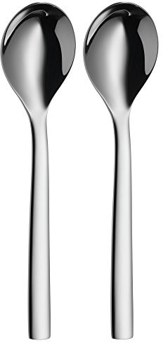 WMF łyżeczka na musli zestaw 2-częściowy Nuova Cromargan stal nierdzewna 18/10 polerowana można myć w zmywarce długość 16,5 cm 1291926042