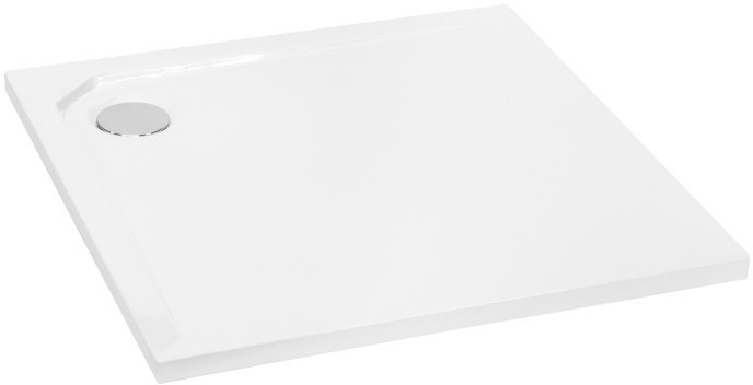 Besco PMD Acro Ultraslim  kwadratowy 90x90 biały BMAC-90