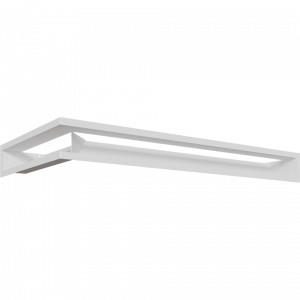 Kratki.pl LUFT narożny prawy biały 40x80x9 LUFT/NP/9/8040/45S/B