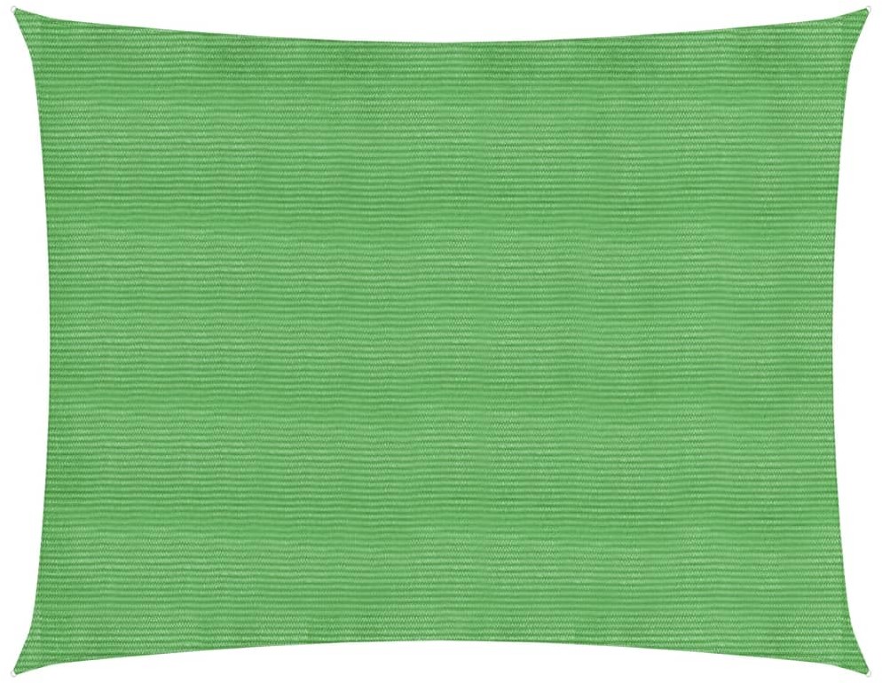 vidaXL Żagiel przeciwsłoneczny, 160 g/m, jasnozielony, 6x7 m, HDPE vidaXL