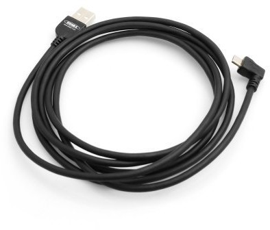 System-S Micro USB 2.0 kabel kątowy wtyk kątowy 90 stopni (lewa/Male) Adapter kabla do transmisji danych i ładowania wire 140 cm 52566271
