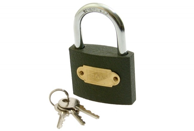 Kłódka żeliwna 40 mm zatrzaskowa