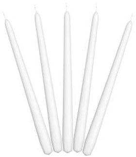 PAW Świeca stożkowa biała ASC004501
