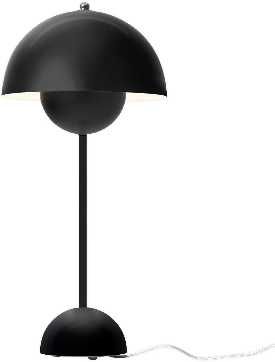 &TRADITION AndTradition Flowerpot VP3 stół, czarna matowa