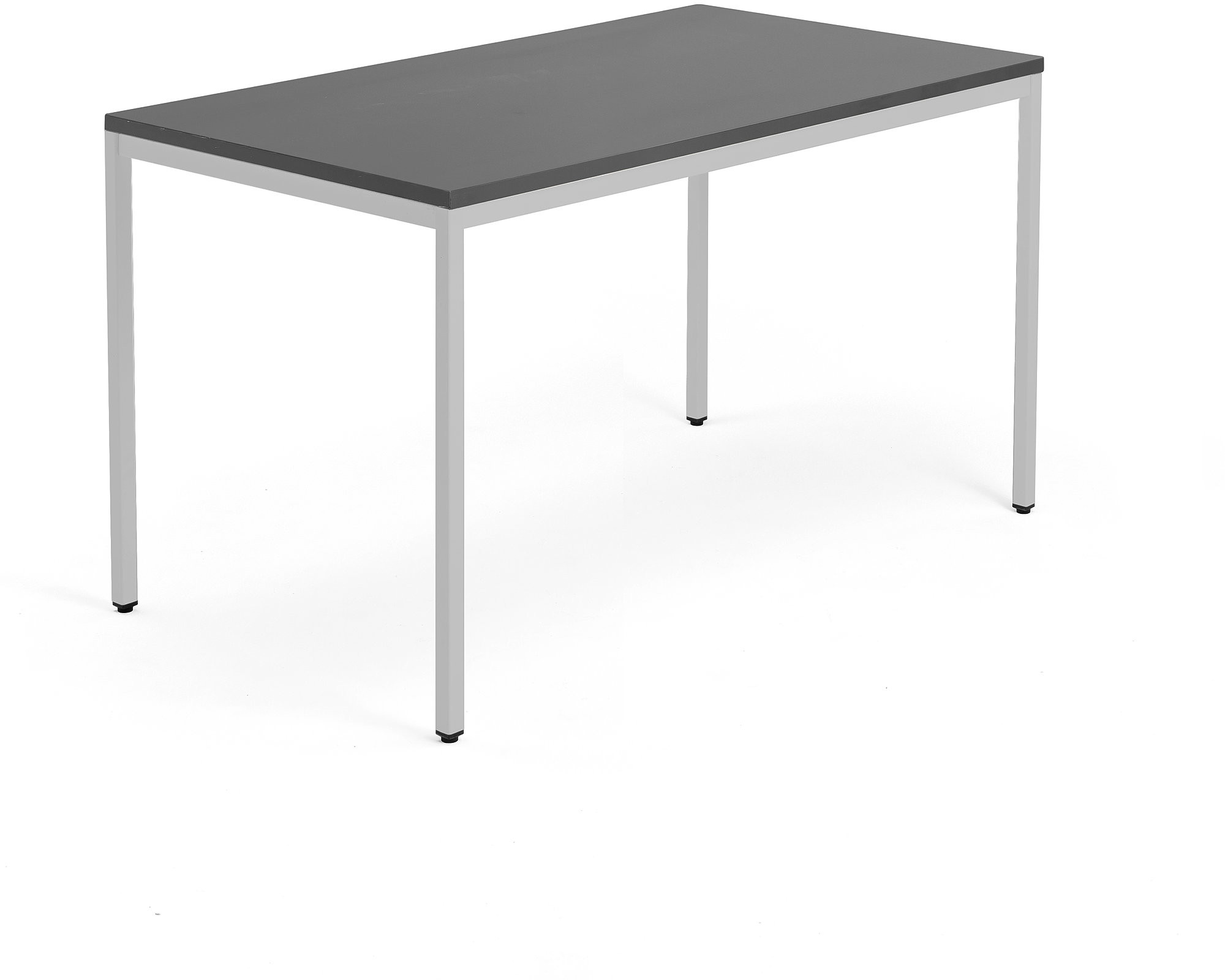 AJ Biurko Modulus rama 4 nogi 1400x800 mm srebrna rama czarne 1611324