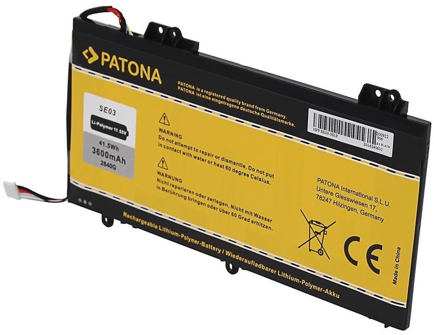 HP PATONA PATONA - Bateria Pavilion 14-AL 3600mAh Li-Pol 11,55V SE03