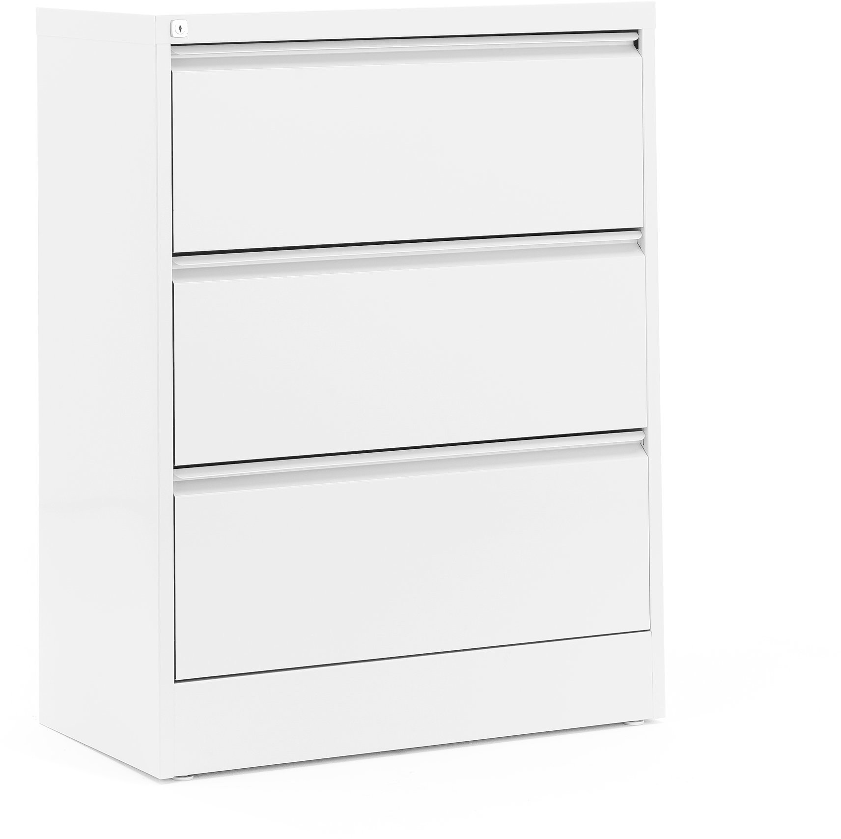 AJ Szafka kartotekowa A4 3 szuflady 800x425x1030 mm biały 149941