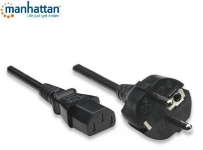Manhattan Kabel zasilający PC 3m czarny KKMHKKBZ0040
