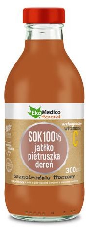 EkaMedica JaRo-Pol Sok 100% jabłko pietruszka dereń 300 ml 3586461