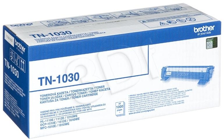 Brother Toner Brother TN1030 (oryginał TN-1030; 1 000 stron; czarny) TN1030