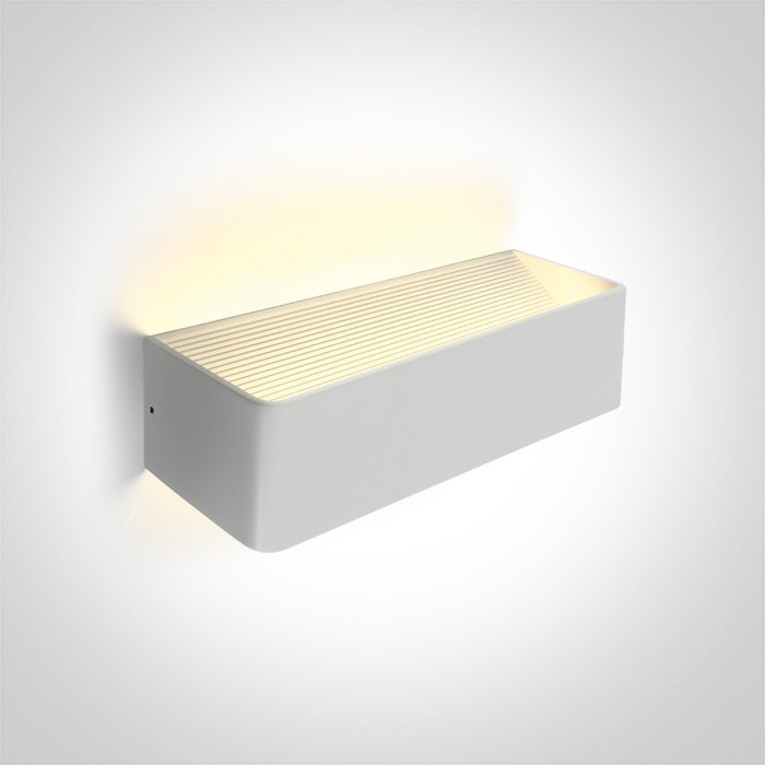 OneLight Kinkiet LED nowoczesny Geraki 3 biały 12W 67466C/W/W - OneLight 67466C/W/W