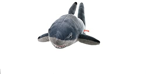 Wild Republic Europe pluszowe rekin z czarnymi końcówkami, pluszowe pluszowe, przytulanki do przytulania, prezenty dla dzieci 60 cm 22484