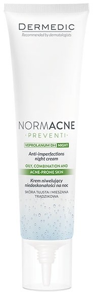 Biogened Dermedic Normacne krem niwelujący niedoskonałości na noc 40ml