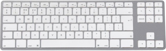 MATIAS Mac Tenkeyless Wireless Silver (FK408BTS-UK)