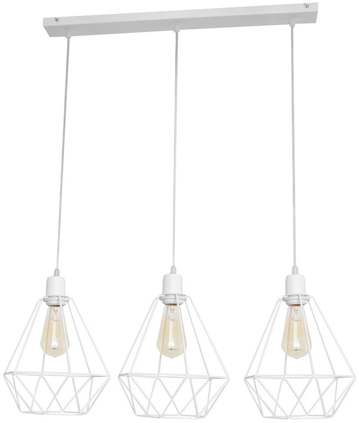 Helam Żyrandol KARO 3xE27/60W/230V biały
