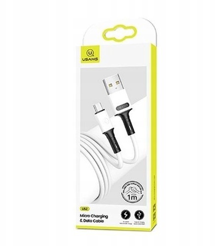 USAMS Kabel Microusb Fast Charge 1M Biały