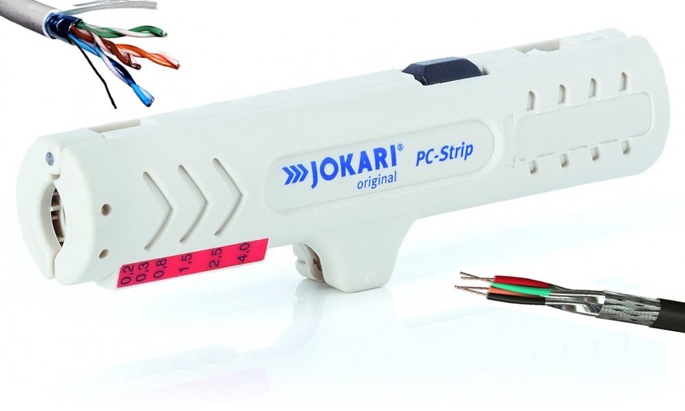 JOKARI Solidny Nóż do Ściągania Izolacji z Kabli PC-Strip 5-13 mm