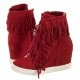 CheBello Sneakersy Czerwone T323/321 (CH29-c)