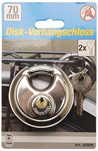 Kraftmann Disk kłódka, 70 MM, 85806 85806