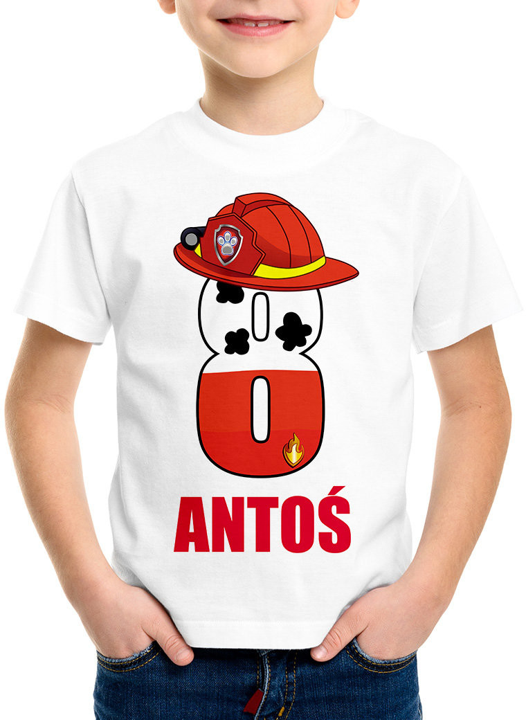 Poczpol Koszulka na ósme urodziny marshall 42446-M