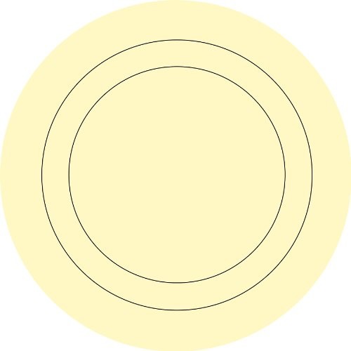 Wallpops Fine Décor Wall Pops Baby dekoracyjny kropki, masło Cup Yellow, 4 sztuka WPD98824