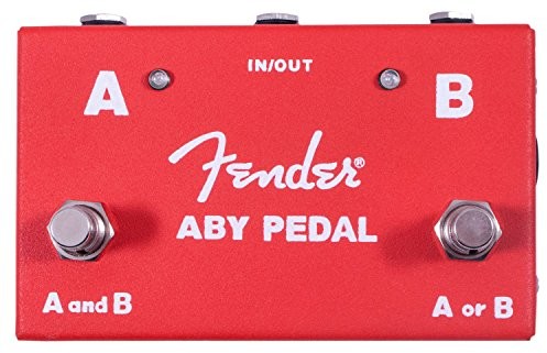 Fender 023-4506-000 ABY przełącznik pedału między dwoma wzmacniaczami lub gitarami 023-4506-000 0234506000
