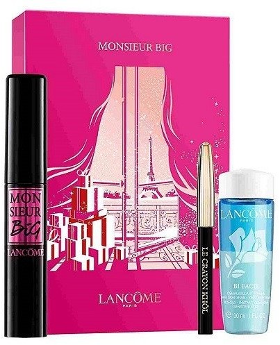 Lancome Monsieur Big Mascara tusz do rzęs 01 Big is the New Black 10ml + miniatury Zestaw