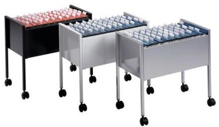 Durable Wózek na teczki zawieszkowe A4 Economy Kolor: Srebrny  309523