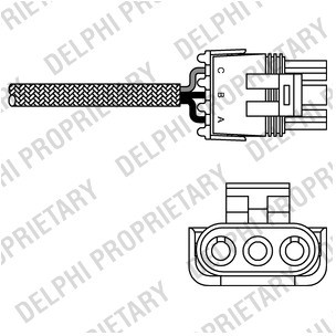 DELPHI Sonda lambda ES10996-12B1